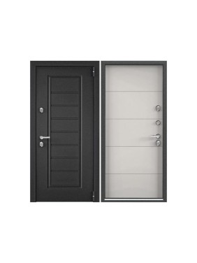 Входная металлическая дверь Torex Snegir Pro для загородного дома 950x2050, правая, темно-серый/белый 2000005800054