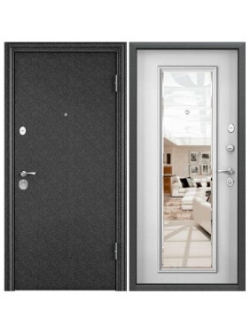 Входная дверь для квартиры Torex Flat-L металлическая, 860x2050 мм, правая, черный/бежевый 2000006349798