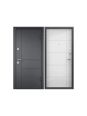 Входная дверь для квартиры Torex Flat-M металлическая, 1000x2050 мм, правая, серый/бежевый 2000006329233