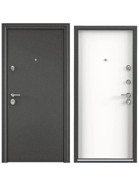 Металлическая входная дверь для квартиры Torex Ultimatum 950x2050 мм, правая, серый/белый 2000004356255