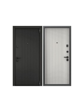 Входная металлическая дверь Torex Super Omega PRO для квартиры 860x2050, правая, черный/белый 2000006020154