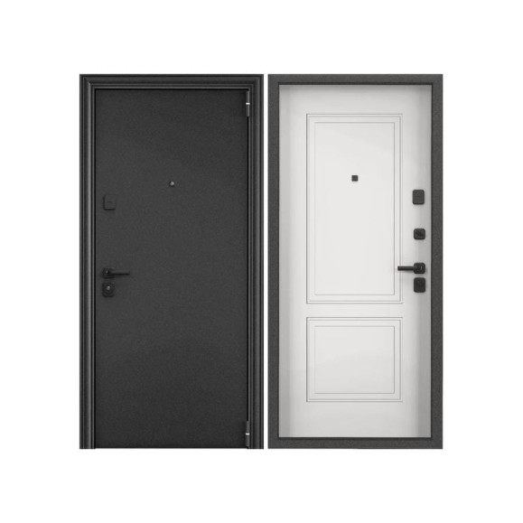 Входная металлическая дверь Torex Super Omega PRO для квартиры 950x2050, правая, темно-серый/белый 2000006021588 Входная металлическая дверь Torex Super Omega PRO для квартиры 950x2050, правая, темно-серый/белый 2000006021588