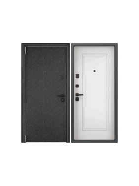 Входная металлическая дверь Torex Super Omega PRO для квартиры 860x2050, левая, черный/белый 2000006141422