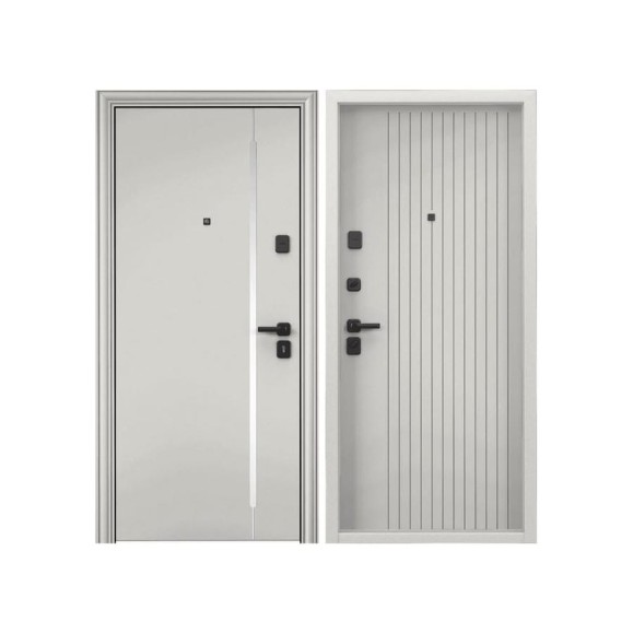 Входная металлическая дверь Torex Super Omega PRO для квартиры 950x2050, левая, белый 2000005837043 Входная металлическая дверь Torex Super Omega PRO для квартиры 950x2050, левая, белый 2000005837043