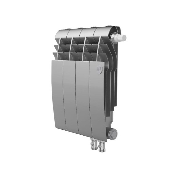 Радиатор ROYAL THERMO BiLiner 350 /Silver Satin VR - 4 секции НС-1196738
