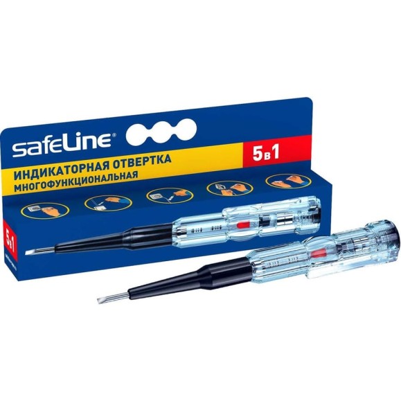 Индикаторная отвертка многофункциональная Safeline MS-18 11692 Индикаторная отвертка многофункциональная Safeline MS-18 11692