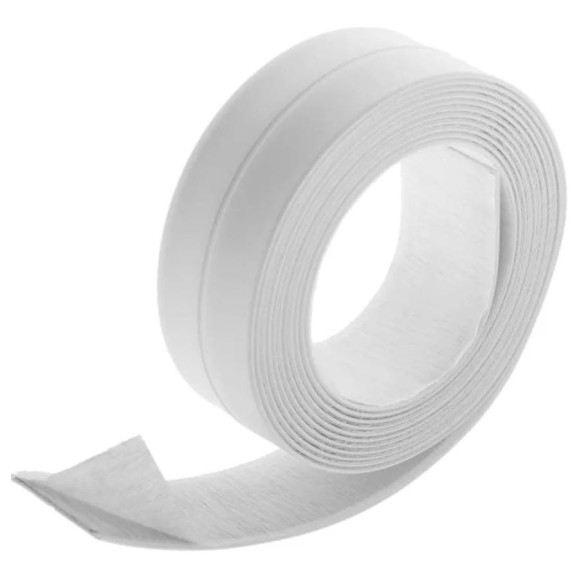 Бордюрная лента для раковин и ванн SMARTTAPES 60 мм, 3.35 м, белая 635
