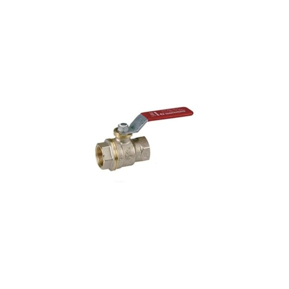 Кран шаровой Giacomini R910, DADO, 1/2, ВВ, ручка-рычаг красный, никелированный R910X023 Кран шаровой Giacomini R910, DADO, 1/2, ВВ, ручка-рычаг красный, никелированный R910X023