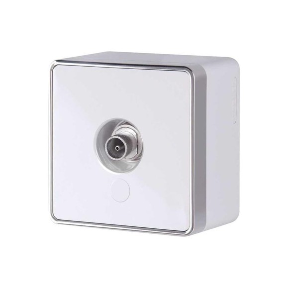 ТВ розетка WERKEL WL15 21 01 оконечная Gallant белая a036768
