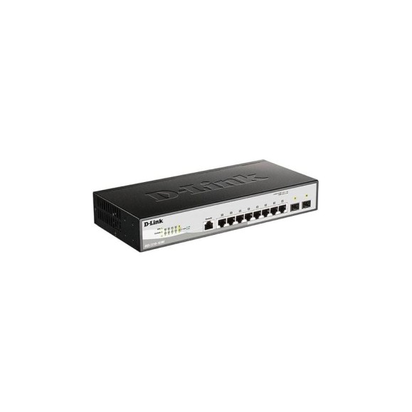 Управляемый l2 коммутатор d-link с 8 портами 10/100/1000base-t и 2 портами 1000base-x sfp DGS-1210-10/ME/A1A