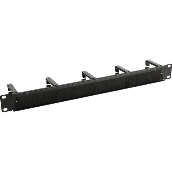 Панель-органайзер кабеля 5Bites 5 колец / щеточный ввод / 1u / 19" / black CM-107B