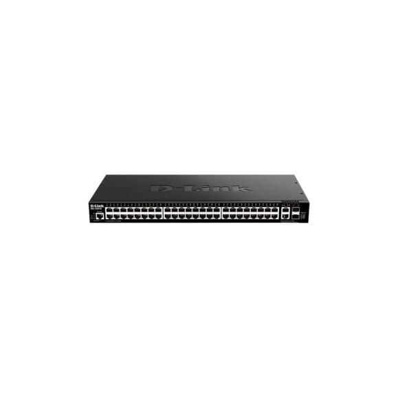 Управляемый l3 стекируемый коммутатор d-link с 48 портами 10/100/1000base-t, 2 портами 10gbase-t и 2 портами 10gbase-x sfp+ DGS-1520-52/A1A