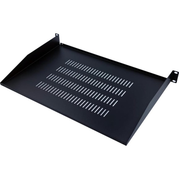 Консольная полка 5Bites для сетевого шкафа d=450 / 483x300x1u / 19” / black CS203-450B