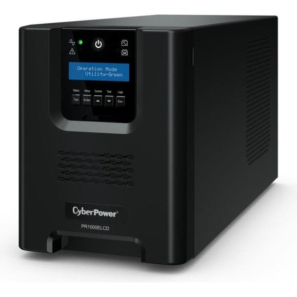 Источник бесперебойного питания CYBERPOWER line-interactive 1000va/900w usb/rs-232/epo/snmpslot (8 iec с13) PR1000ELCD