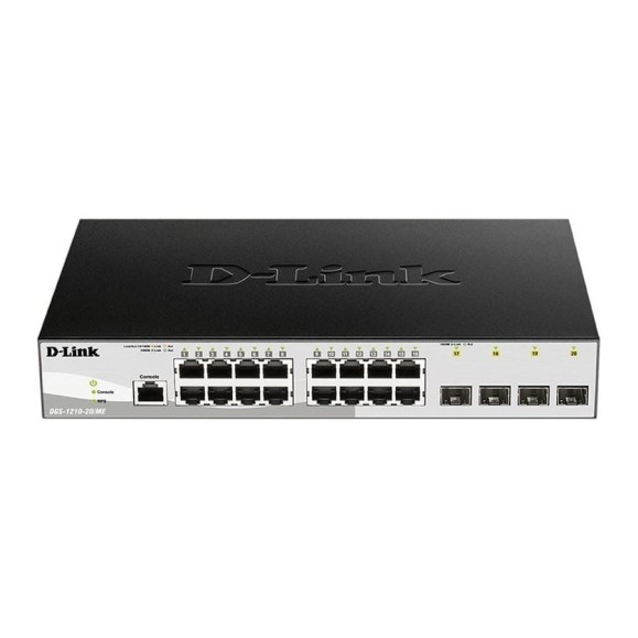 Управляемый коммутатор 2 уровня с 16 портами и 4 портами d-link DGS-1210-20/ME/B1A