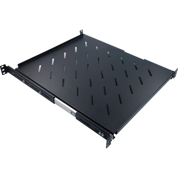Выдвижная полка-слайдер 5Bites для сетевого шкафа d=800 / 483x450x1u / 19” black CS200-800B
