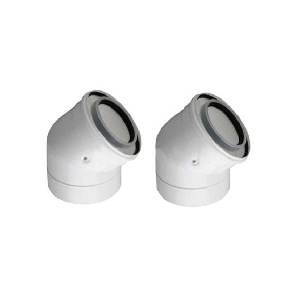 Колено De Dietrich 45, 110/150, 2 штуки DY814 100002354 Колено De Dietrich 45, 110/150, 2 штуки DY814 100002354