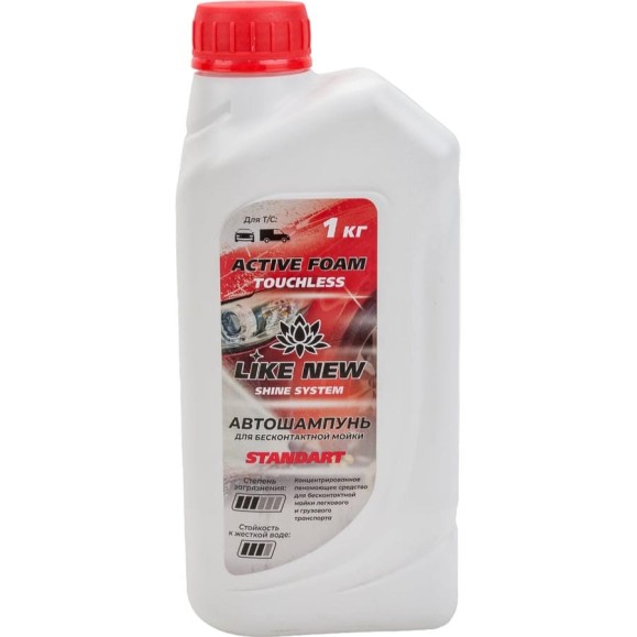 Автошампунь ACTIVE FOAM STANDART 1 кг для бесконтактной мойки NIAGARA 016039040058