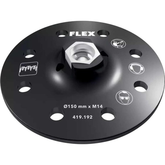 Тарельчатый шлифовальный круг «липучке» SP D150-8/6 H/F M14 FLEX 419192 Тарельчатый шлифовальный круг «липучке» SP D150-8/6 H/F M14 FLEX 419192