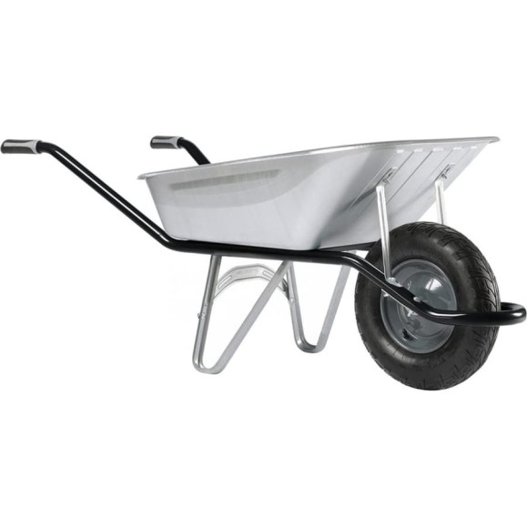 Одноколесная тачка Haemmerlin cargo excellium 100 л mg gf (4051) оцинкованный кузов, пневмо колесо-втулка 301141610