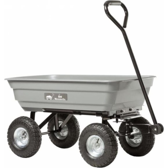 Тележка Haemmerlin 4x4 garden trolley полипропиленовый кузов, пневмо колеса 320062001
