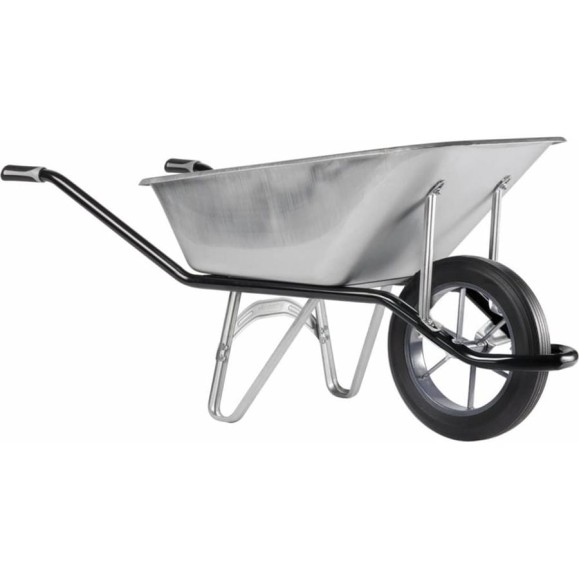 Одноколесная тачка Haemmerlin cargo excellium renovation mg gf (108g) 120 л оцинкованный кузов, монолитное колесо-втулка 305402105