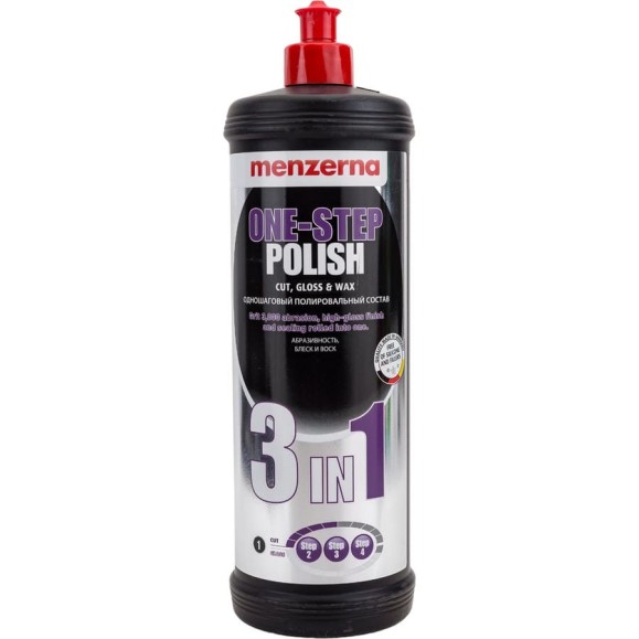 Паста полировальная среднеабразивная Menzerna One step polish 3 in 1 1л, 22748.261.870 Паста полировальная среднеабразивная Menzerna One step polish 3 in 1 1л, 22748.261.870