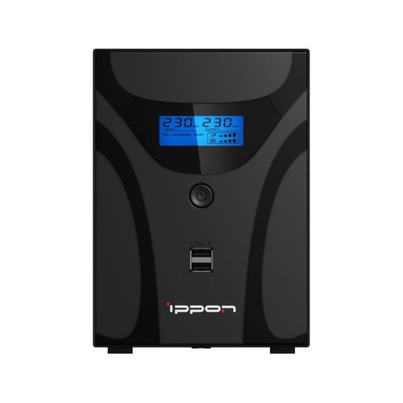 Источник бесперебойного питания Smart Power Pro II Euro IPPON 2200 1200Вт 2200ВА черный 1029746