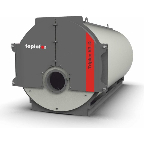 Трехходовой водогрейный котел Teplofor Triplex V3-D 11000 (11000 кВт, давление 6 бар) 8880133
