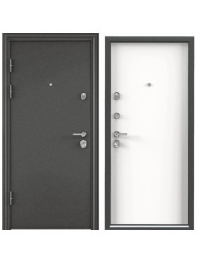 Металлическая входная дверь для квартиры Torex Ultimatum 950x2050 мм, левая, серый/белый 2000004453107