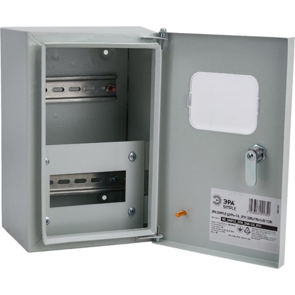 Учетно-распределительный щит ЭРА SIMPLE ЩУРн-1/6 IP31, 285х190х145 Б0041651