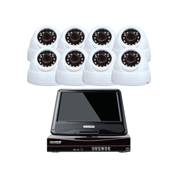 Комплект видеонаблюдения ahd PS-link 2мп kit-a9208hd 8 камер для помещения с монитором 2837 Комплект видеонаблюдения ahd PS-link 2мп kit-a9208hd 8 камер для помещения с монитором 2837