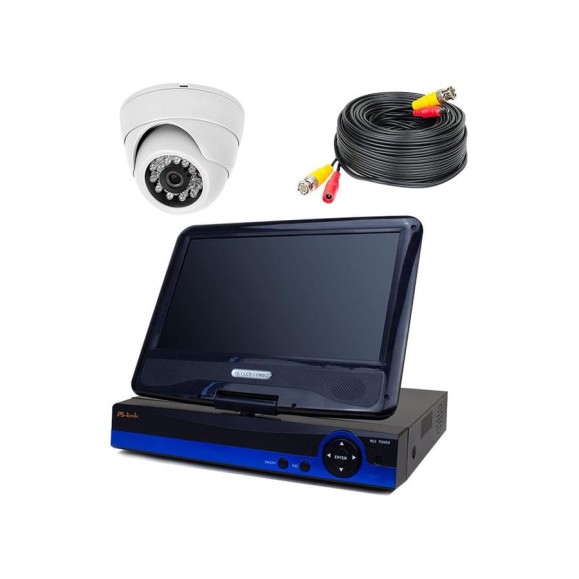 Комплект видеонаблюдения ahd PS-link 2мп kit-a9201hd 1 камера для помещения с монитором 4391 Комплект видеонаблюдения ahd PS-link 2мп kit-a9201hd 1 камера для помещения с монитором 4391