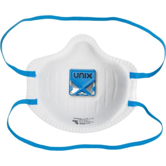 Формованная фильтрующая полумаска UNIXAir 111V FFP1 R D, 3 шт. 102-044-0004