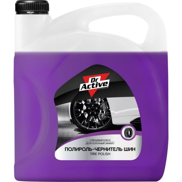 Средство для полировки и чернения шин Sintec Dr. Active Tire Polish на основе глицерина, 6 кг 801759