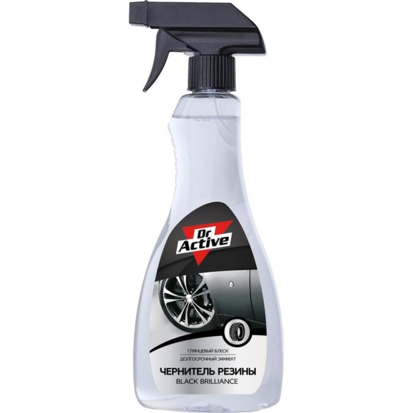 Чернитель резины Sintec Dr. Active Black Brilliance, 500 мл спрей 802452 Чернитель резины Sintec Dr. Active Black Brilliance, 500 мл спрей 802452