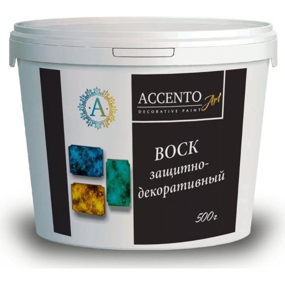 Защитно-декоративный воск AccentO ART 0,5кг 31185 Защитно-декоративный воск AccentO ART 0,5кг 31185