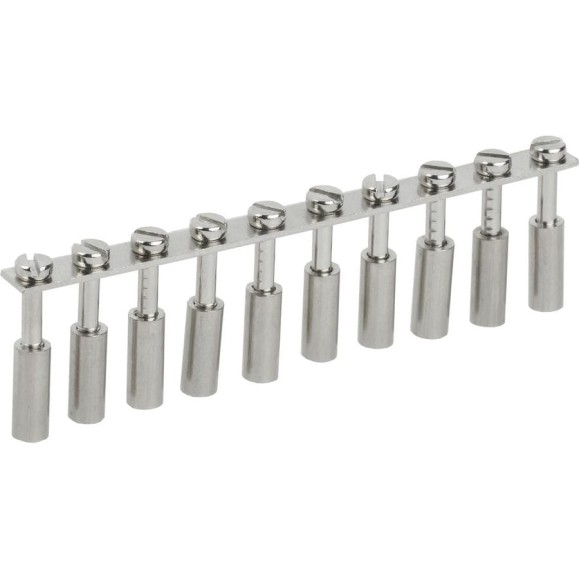 Перемычка IEK центральная для кви-6мм2 10pin (10 штук в упаковке) YZN30Q-006-10P