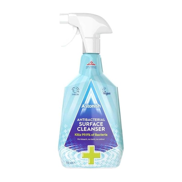 Антибактериальный очиститель поверхностей Antibacterial surface cleanser rose water Astonish 9106