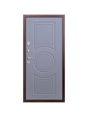 Дверь DIVA 510 2050x960 мм, левая, Титан - Д8 Силк Маус УТ-00081012