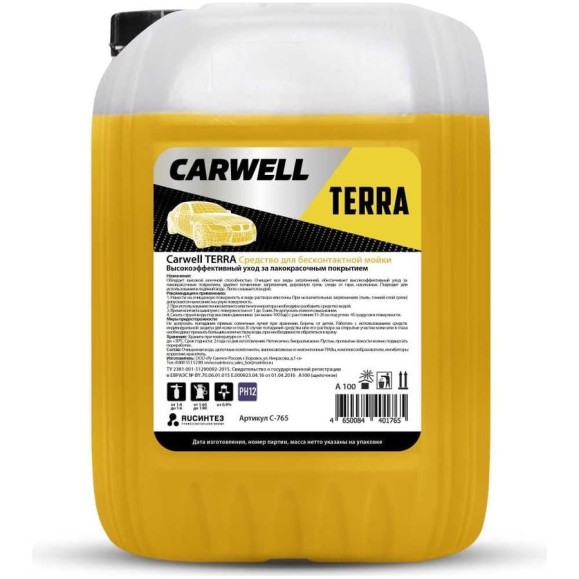 Средство для бесконтактной мойки TERRA 20 л Carwell С-765