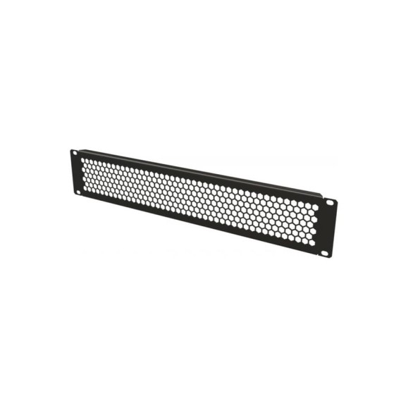 Фальш-панель Hyperline BPD-2-RAL9005 перфорированная, на 2U, цвет черный (RAL 9005) 483504