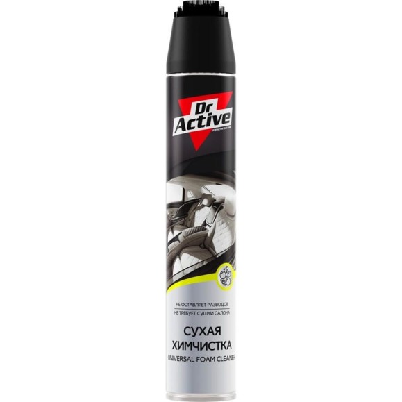 Средство для очистки обивки салона Sintec Dr. Active Сухая химчистка, аэрозоль 1 л 534281