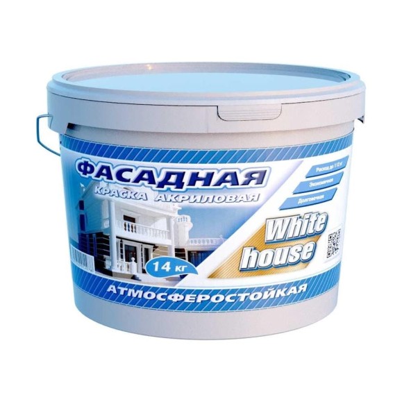 Фасадная краска White House (14 кг; морозоустойчивая) 13620