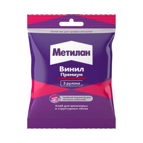Обойный клей Metylan Винил Премиум 100 г 1430091 Обойный клей Metylan Винил Премиум 100 г 1430091