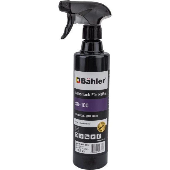 Чернитель-полироль для шин Bahler Silikonlack fur Reifen SR-100 SR-100-005