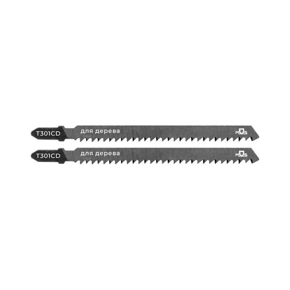 Пилка по дереву T301CD, HCS, 116 мм, 2 шт для лобзика MOS 40827М