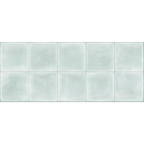 Настенная плитка Gracia Ceramica Sweety turquoise square бирюзовый 05, 25x60 см, 1.2 кв.м, 8 шт. СК000036426