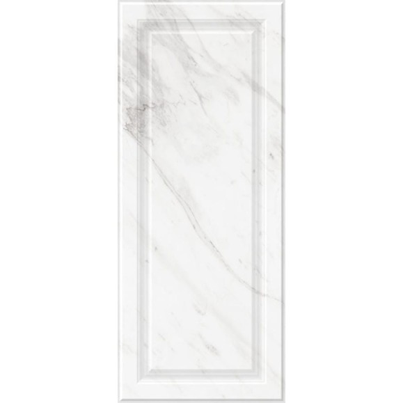 Настенная плитка Gracia Ceramica Noir white белый 01, 25x60 см, 1.2 кв.м, 8 шт. СК000036394