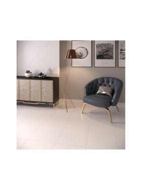 Керамогранит Gracia Ceramica Monocolor white белый RAL9016 PG 01, 60x60 см, 1.44 кв.м, 4 шт. СК000028394
